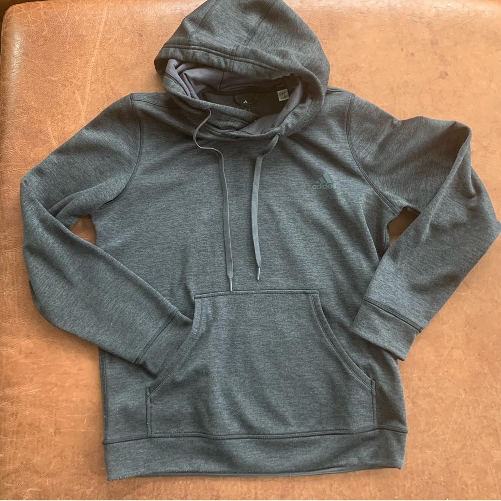 Adidas Climawarm Gray Hoodie, Women's Large